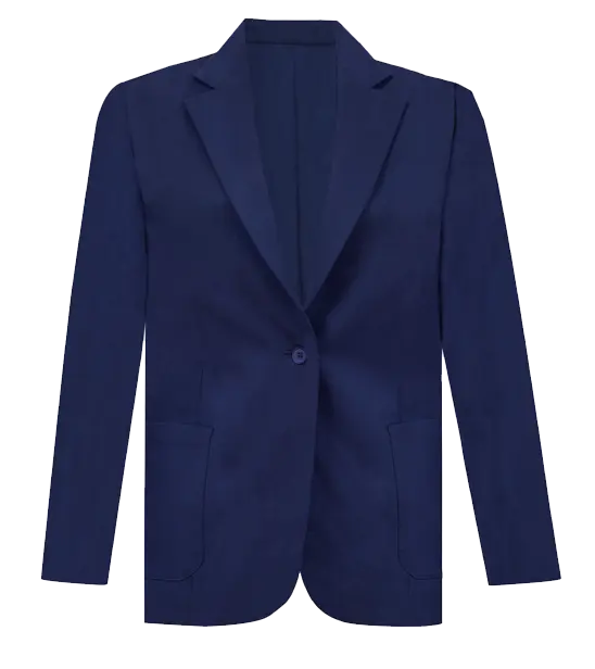 Saco Blazer ejecutivo azul marino para mujer