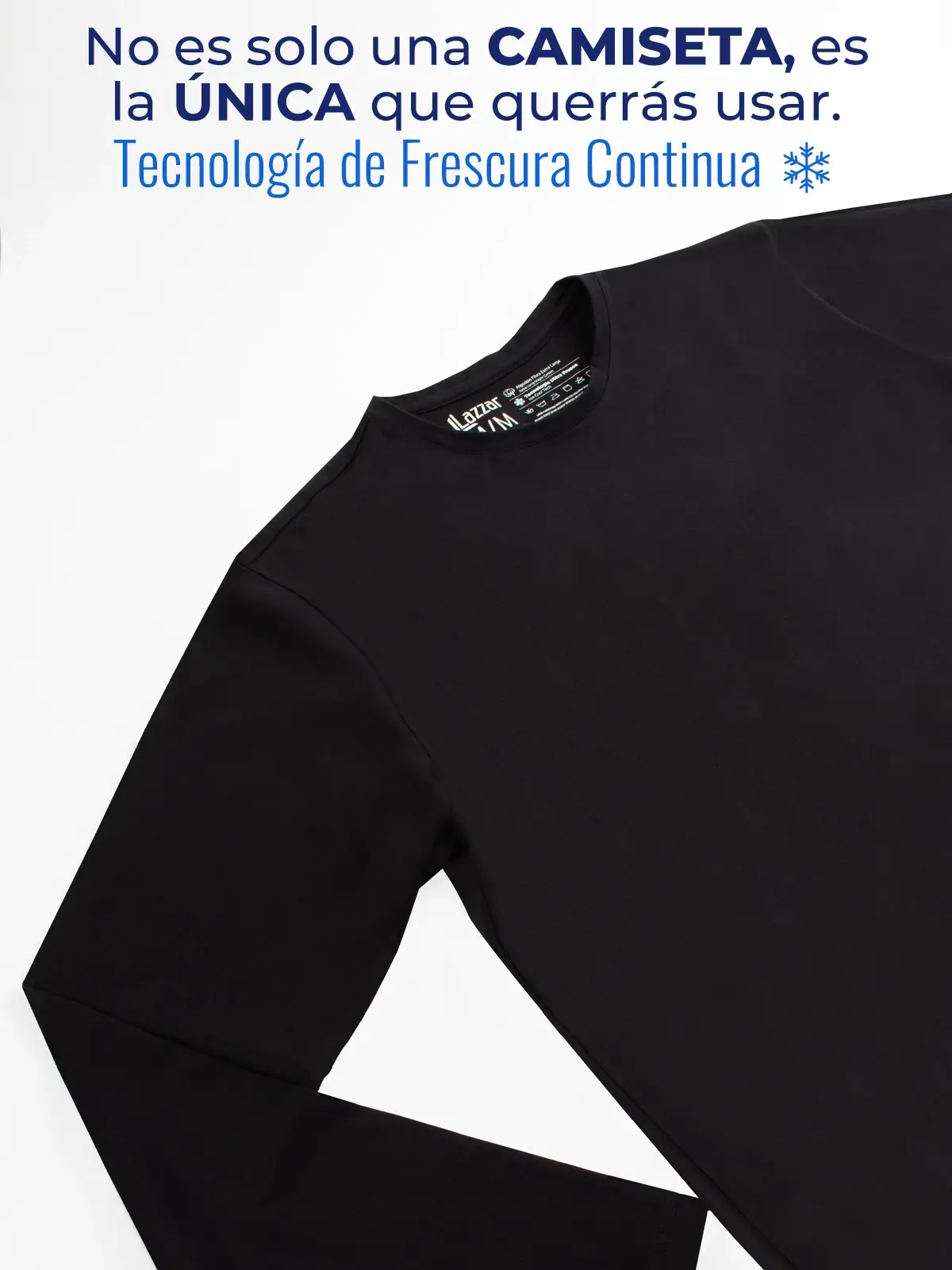  Camiseta Manga Larga Ultra Fresca para Hombre