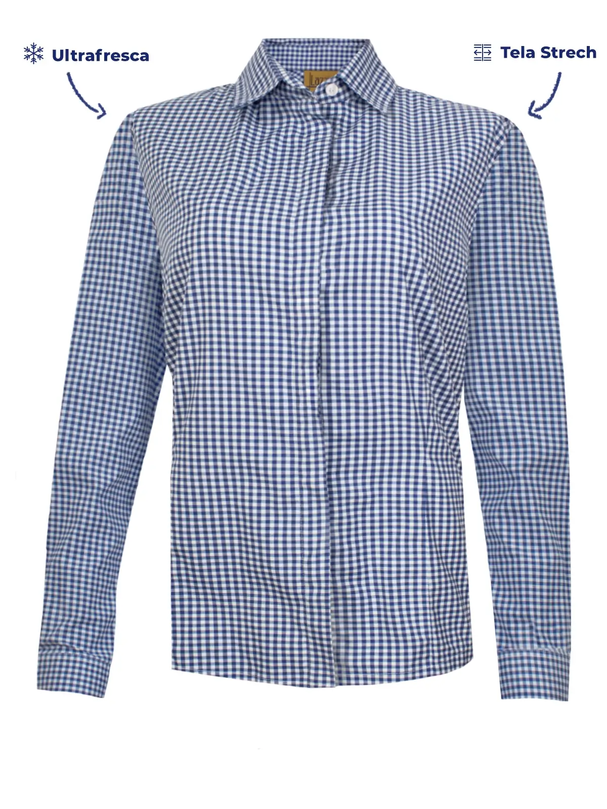 Blusas Stretch Cuadros