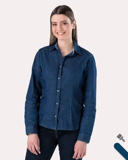 Blusa de mezclilla para Mujer