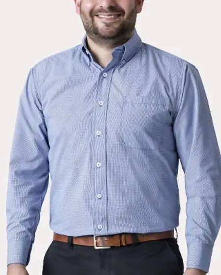 Camisas ejecutivas microcuadros