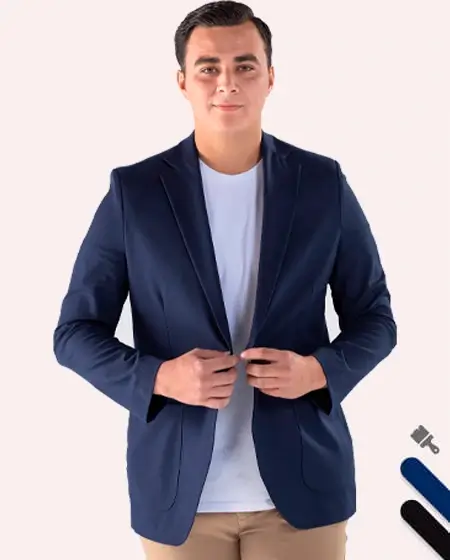 Saco Blazer azul marino para hombre